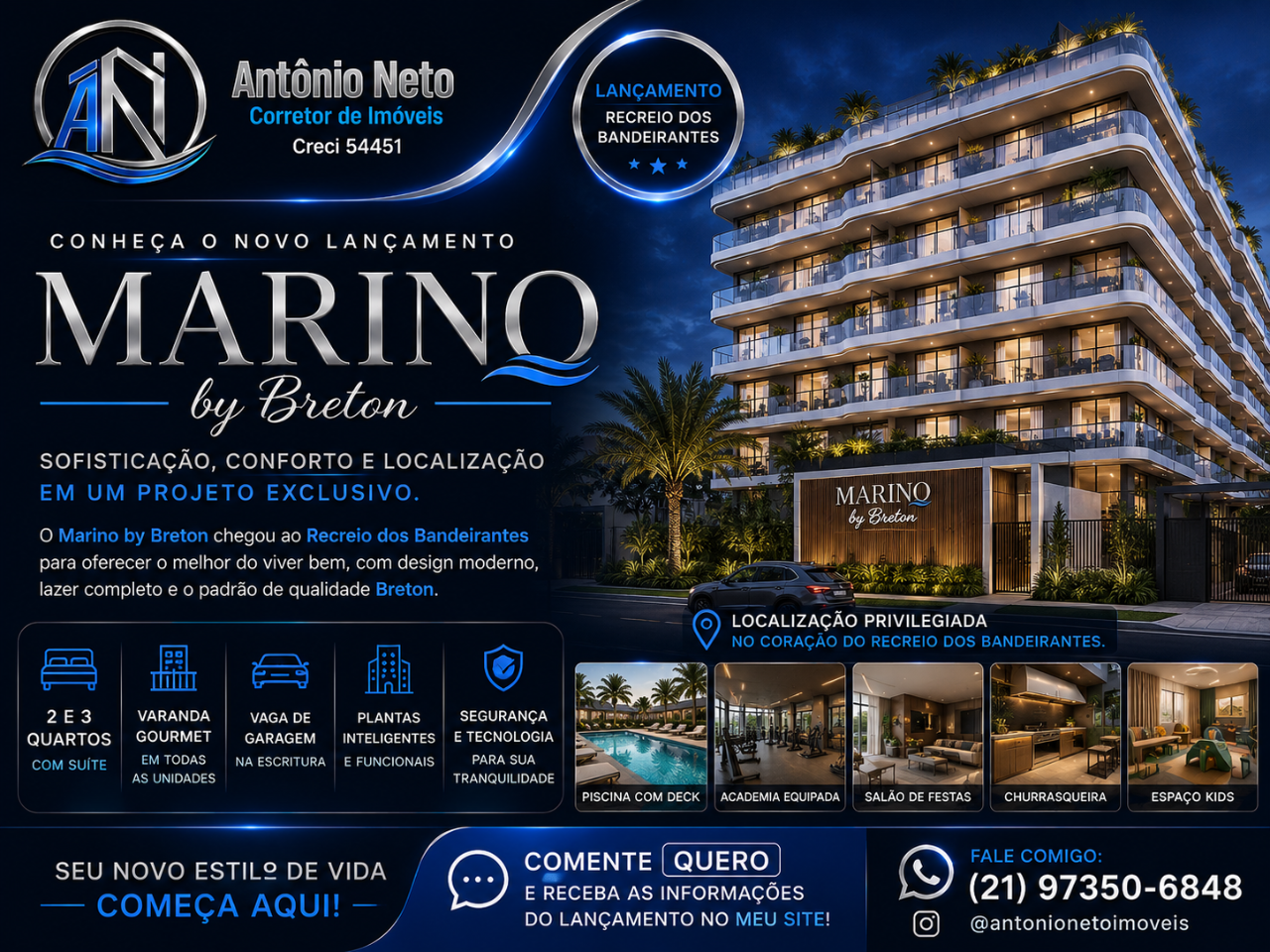Marino by Breton – Lançamento na Barra da Tijuca — imóvel em Barra da Tijuca, Rio de Janeiro